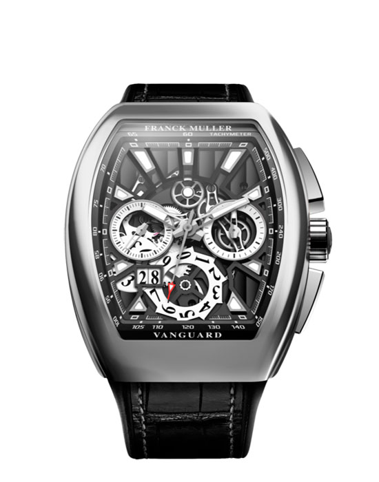 Franck Muller Vanguard Grande Date V_45_CC_GD_SQT_BR-steel