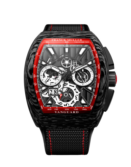 Franck Muller Vanguard Grande Date V_45_CC_GD_SQT_CARBON_NR(ER)