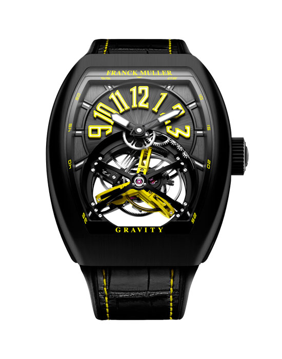 Franck Muller Vanguard Graviti V_45_T_GR_CS_BR_NR-yellow
